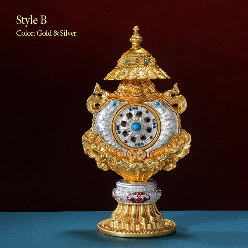 Bronce Ocho Auspiciosos Todo en Uno