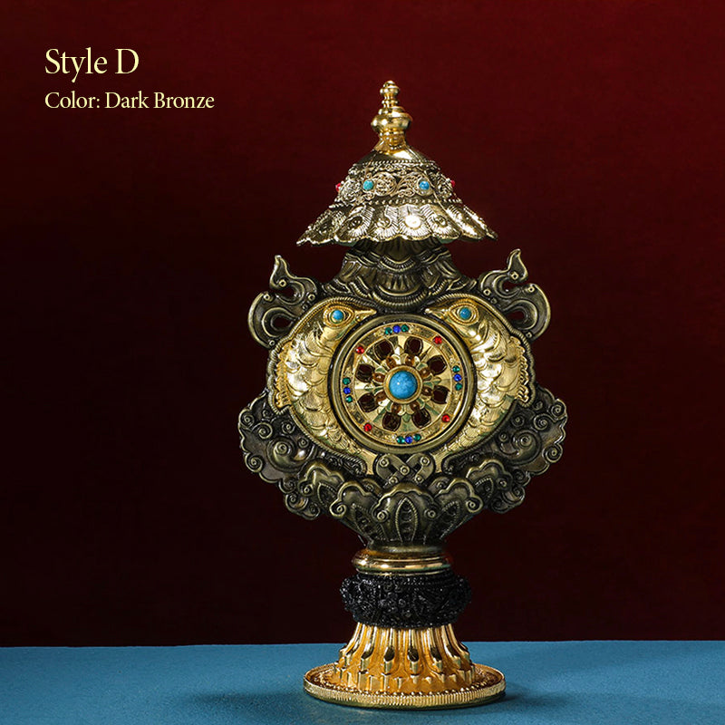 Bronce Ocho Auspiciosos Todo en Uno