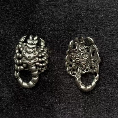 Espejo amuleto de protección cuadrado mágico tibetano de ocho trigramas