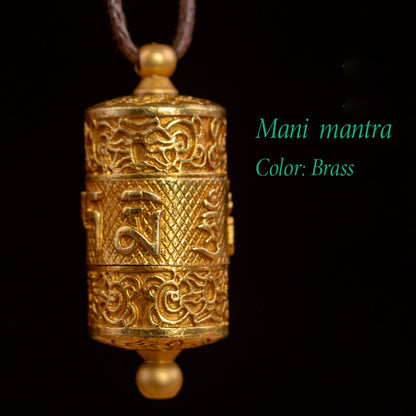 Finger Spin Mini Mani Tara Prayer Wheel Pendant