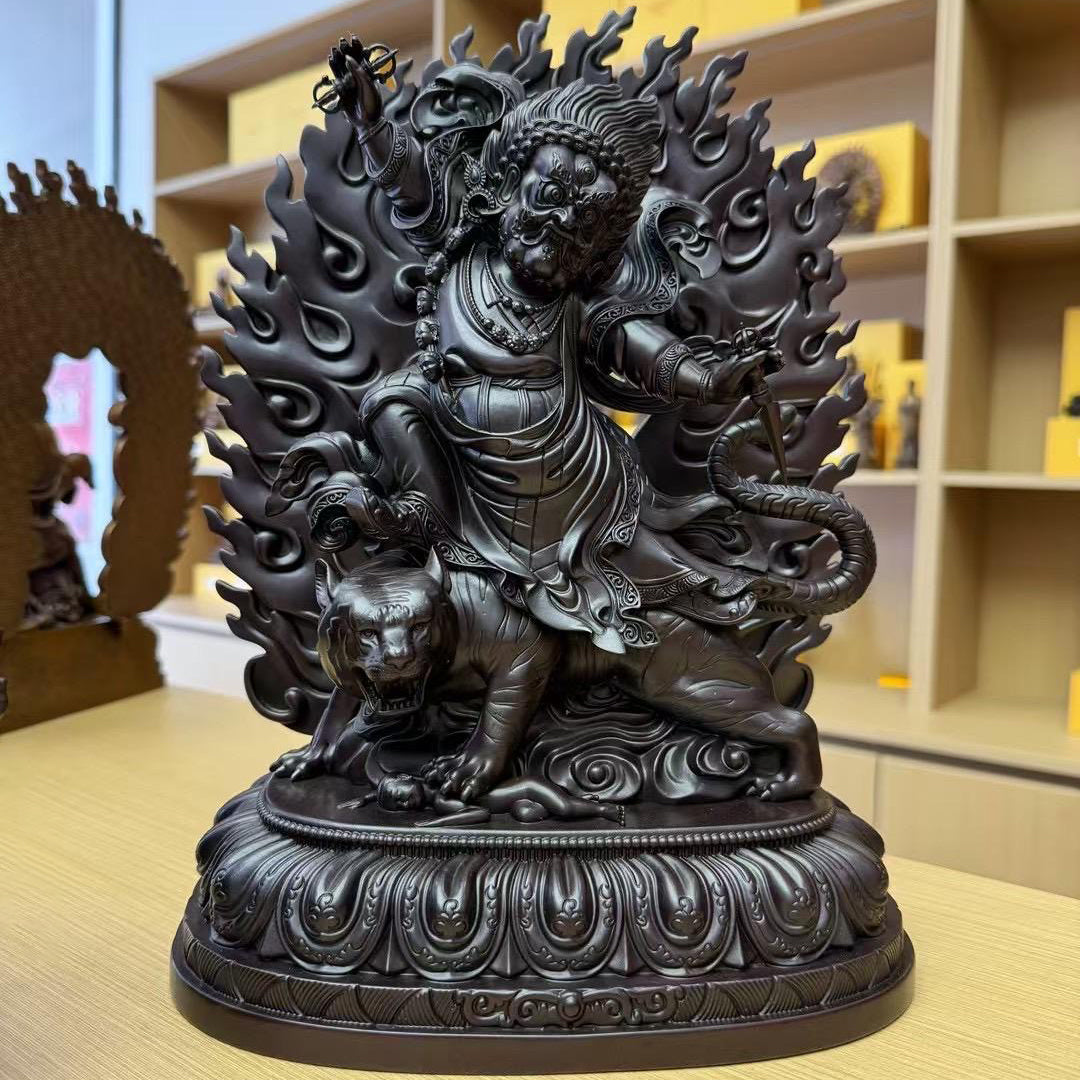 Dorje Drolo Oxidized Copper Statue. Two Colors – Youthful Moon