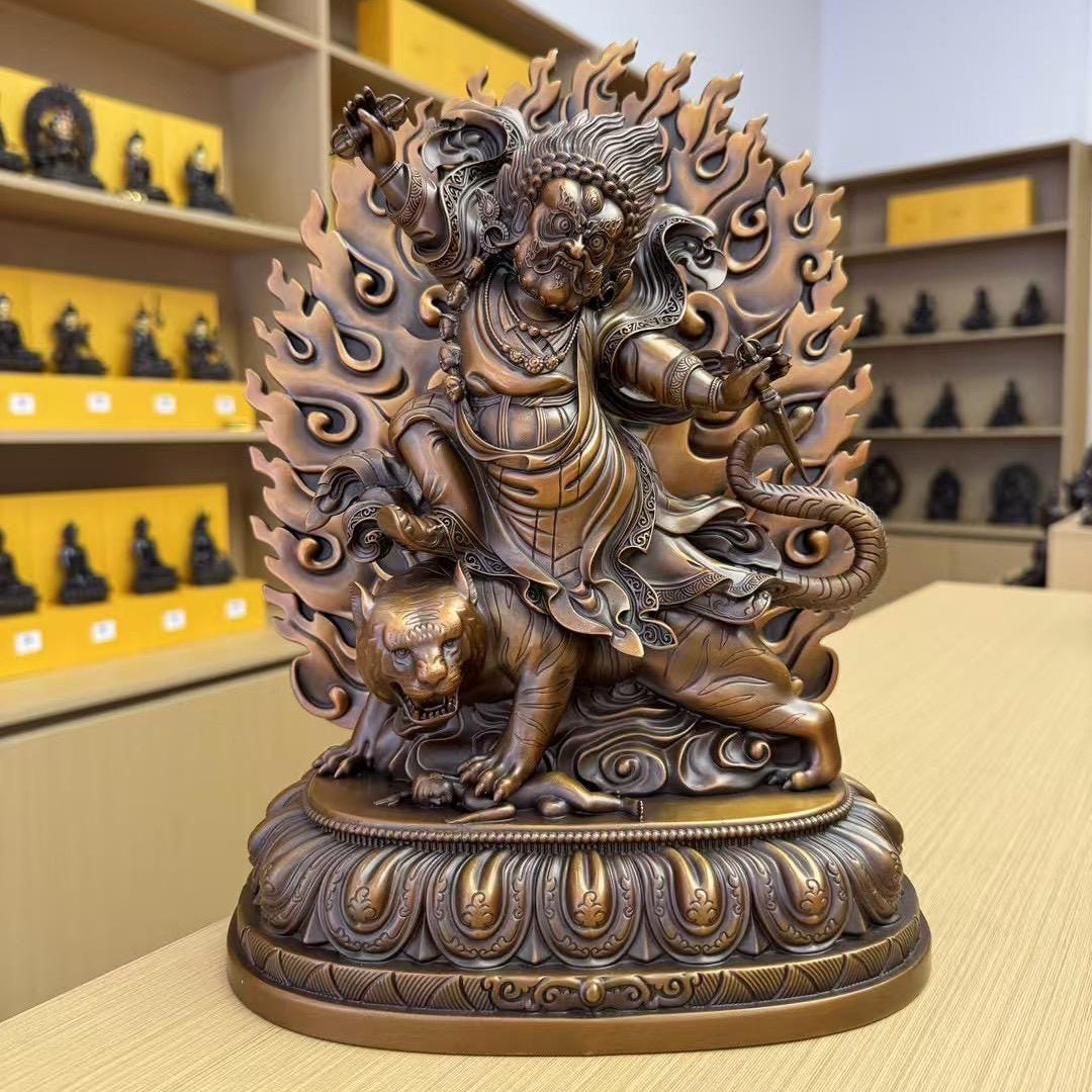 Dorje Drolo Oxidized Copper Statue. Two Colors
