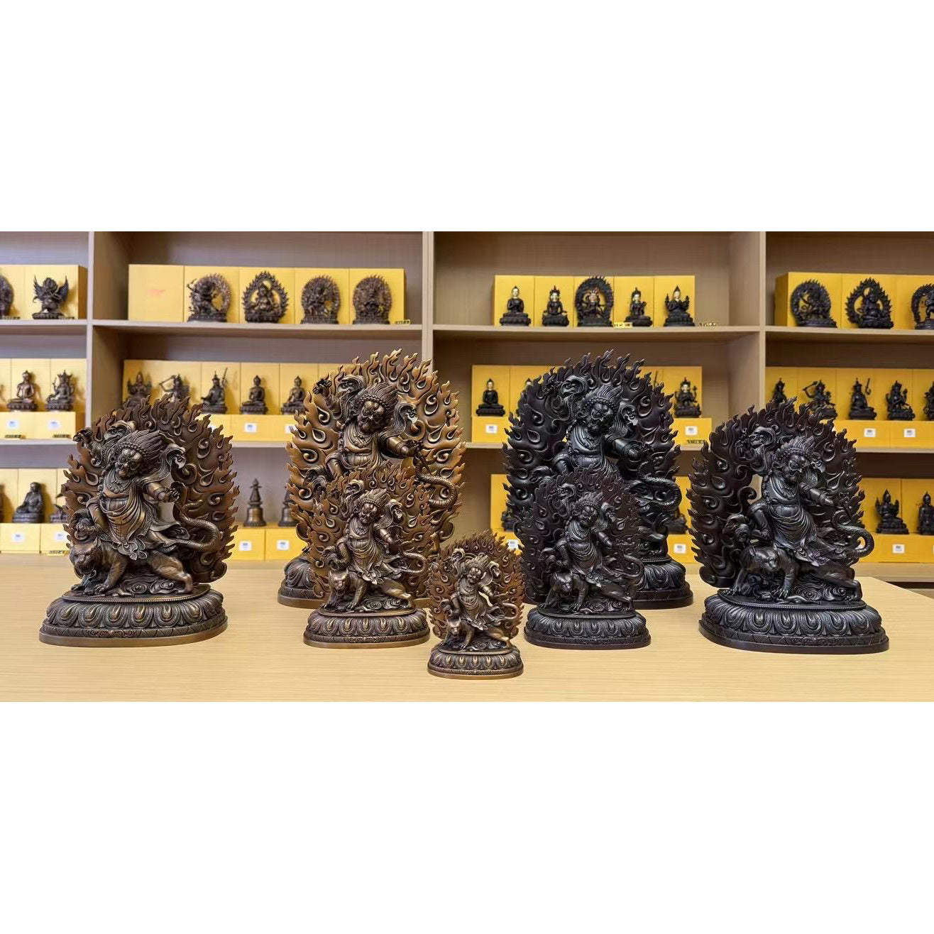 Dorje Drolo Oxidized Copper Statue. Two Colors