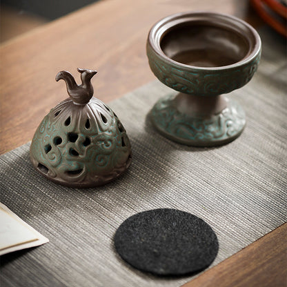 Räucherstäbchenhalter mit Fuß „Immortal Mountain Phoenix“