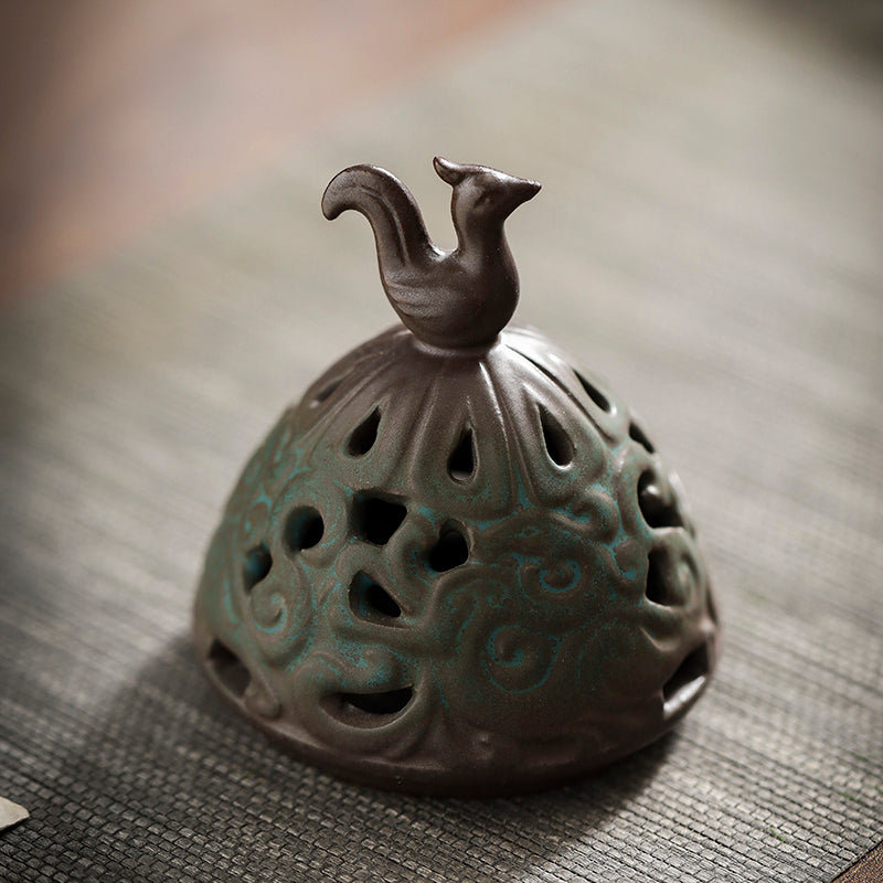 Räucherstäbchenhalter mit Fuß „Immortal Mountain Phoenix“