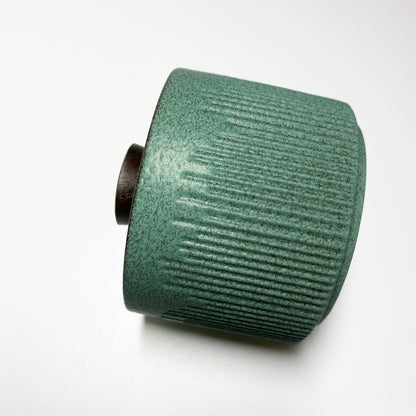 Blue Green Ceramic Tea Canister