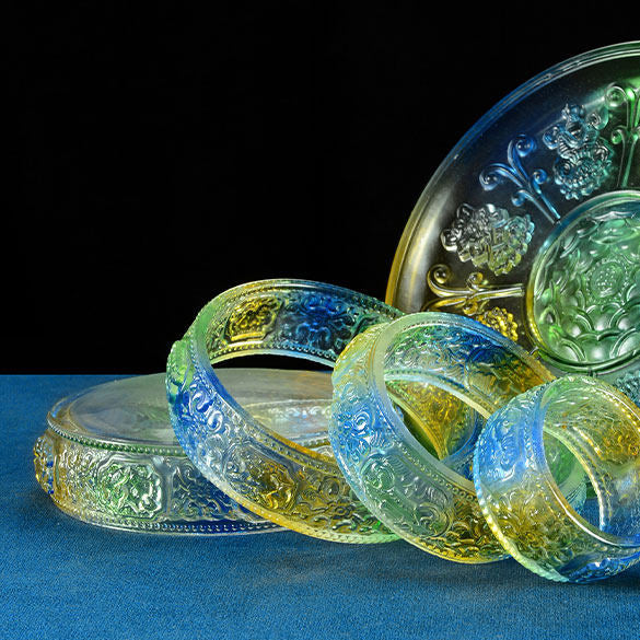 Magnificent Liuli Crystal Mandala Set