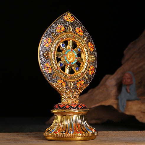 Alloy Dharma Wheel