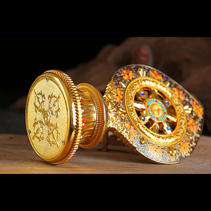 Alloy Dharma Wheel