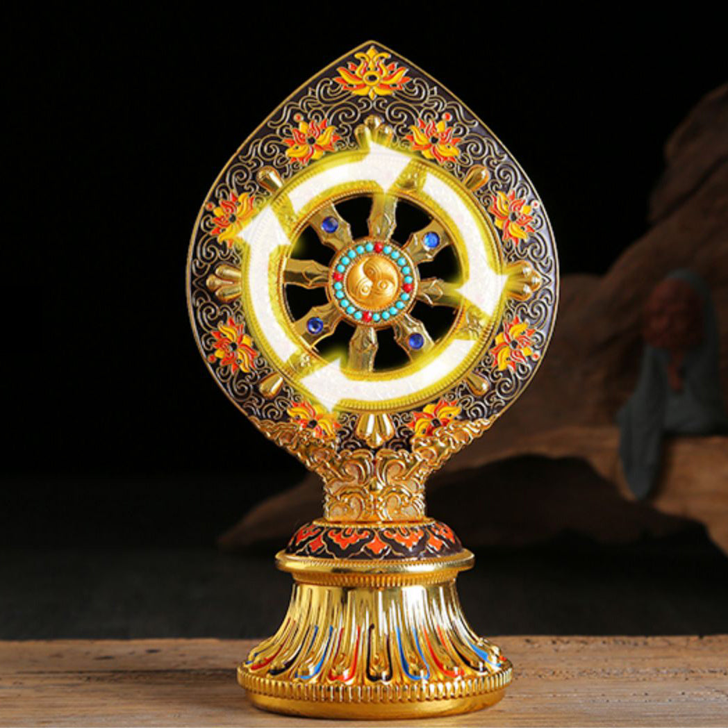 Alloy Dharma Wheel