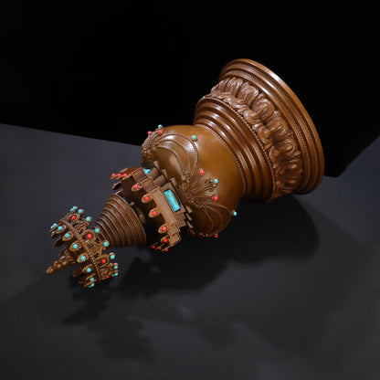 Prächtige Kadam-Stupa mit rundem Design