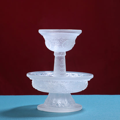 Acht glückverheißende Flachrelief-Opferbecher des Beschützers Serkyem