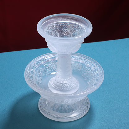 Acht glückverheißende Flachrelief-Opferbecher des Beschützers Serkyem