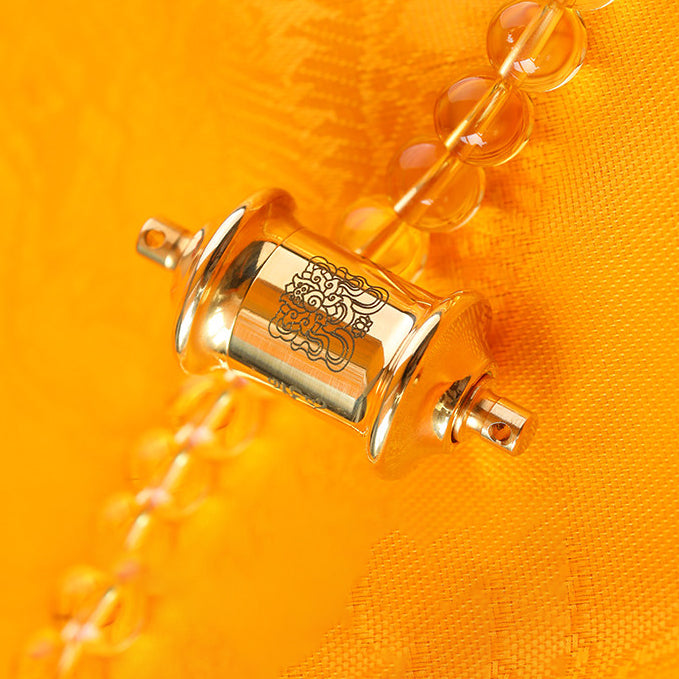 Finger Spin Microfilm Prayer Wheel Pendant
