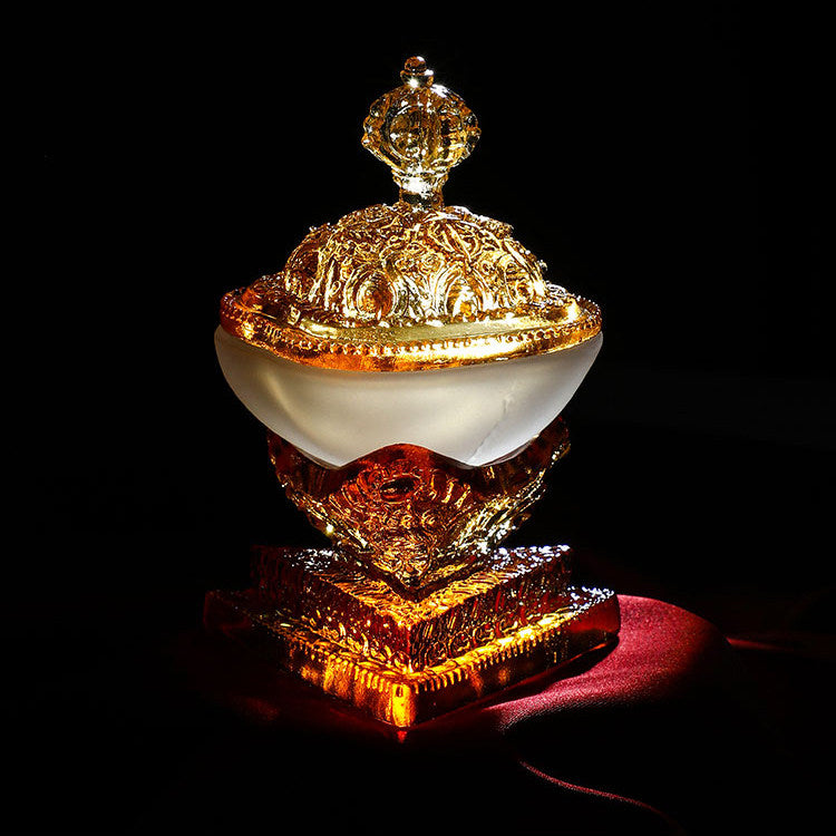 Magnificent Liuli Crystal Kapala Inner Offering Set (2 Colors)