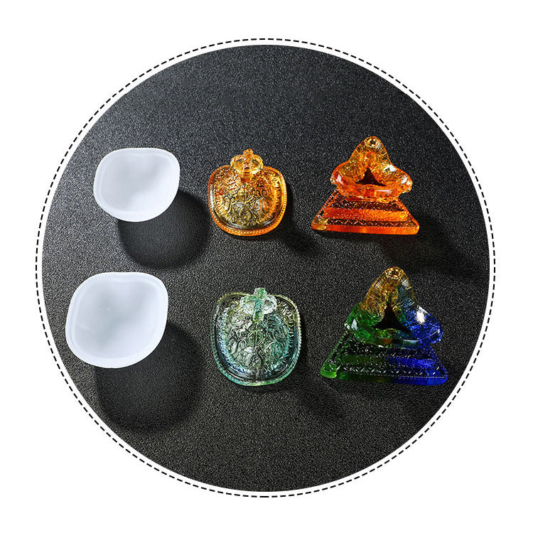Magnificent Liuli Crystal Kapala Inner Offering Set (2 Colors)