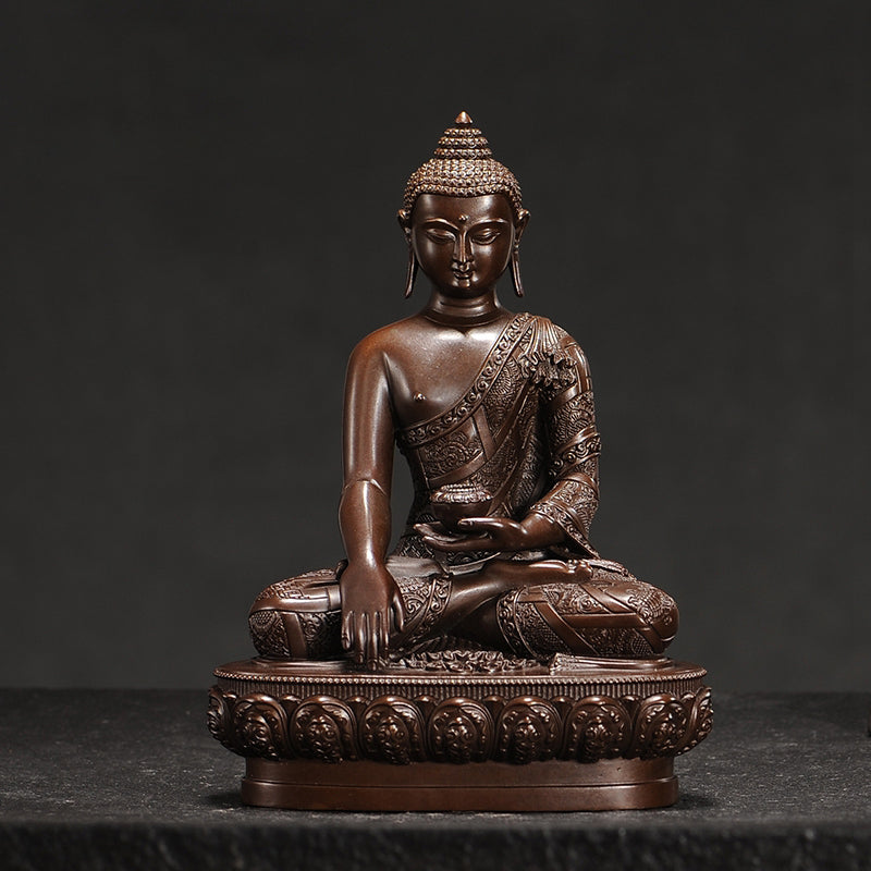 Sakyamuni Medicine Amitabha Buddha Statue. Two Colors