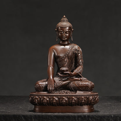 Sakyamuni Medicine Amitabha Buddha Statue. Two Colors