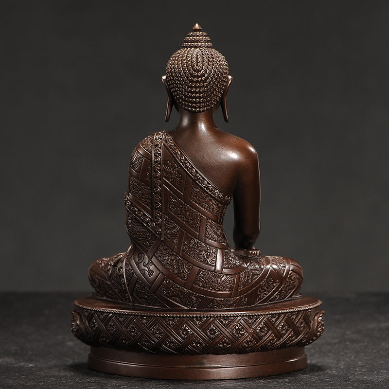 Sakyamuni Medicine Amitabha Buddha Statue. Two Colors