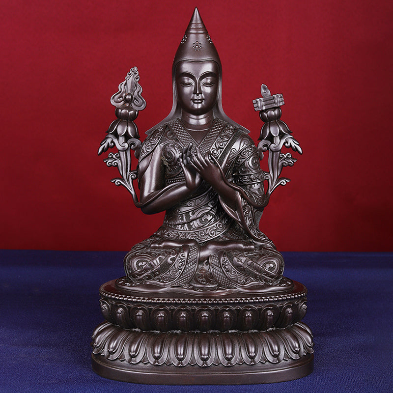 Ju Mipham Rinpoche Oxidized Copper Statue. Two Colors