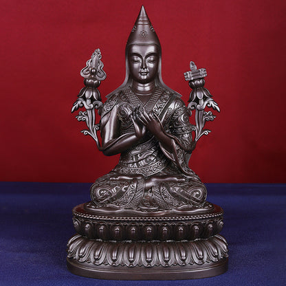 Ju Mipham Rinpoche Oxidized Copper Statue. Two Colors