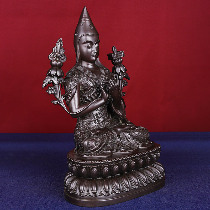 Ju Mipham Rinpoche Oxidized Copper Statue. Two Colors