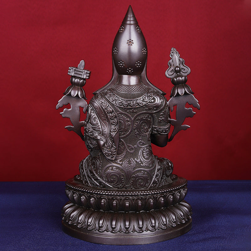 Ju Mipham Rinpoche Oxidized Copper Statue. Two Colors