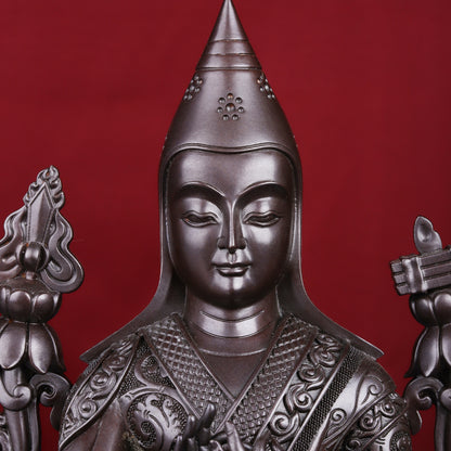 Ju Mipham Rinpoche Oxidized Copper Statue. Two Colors