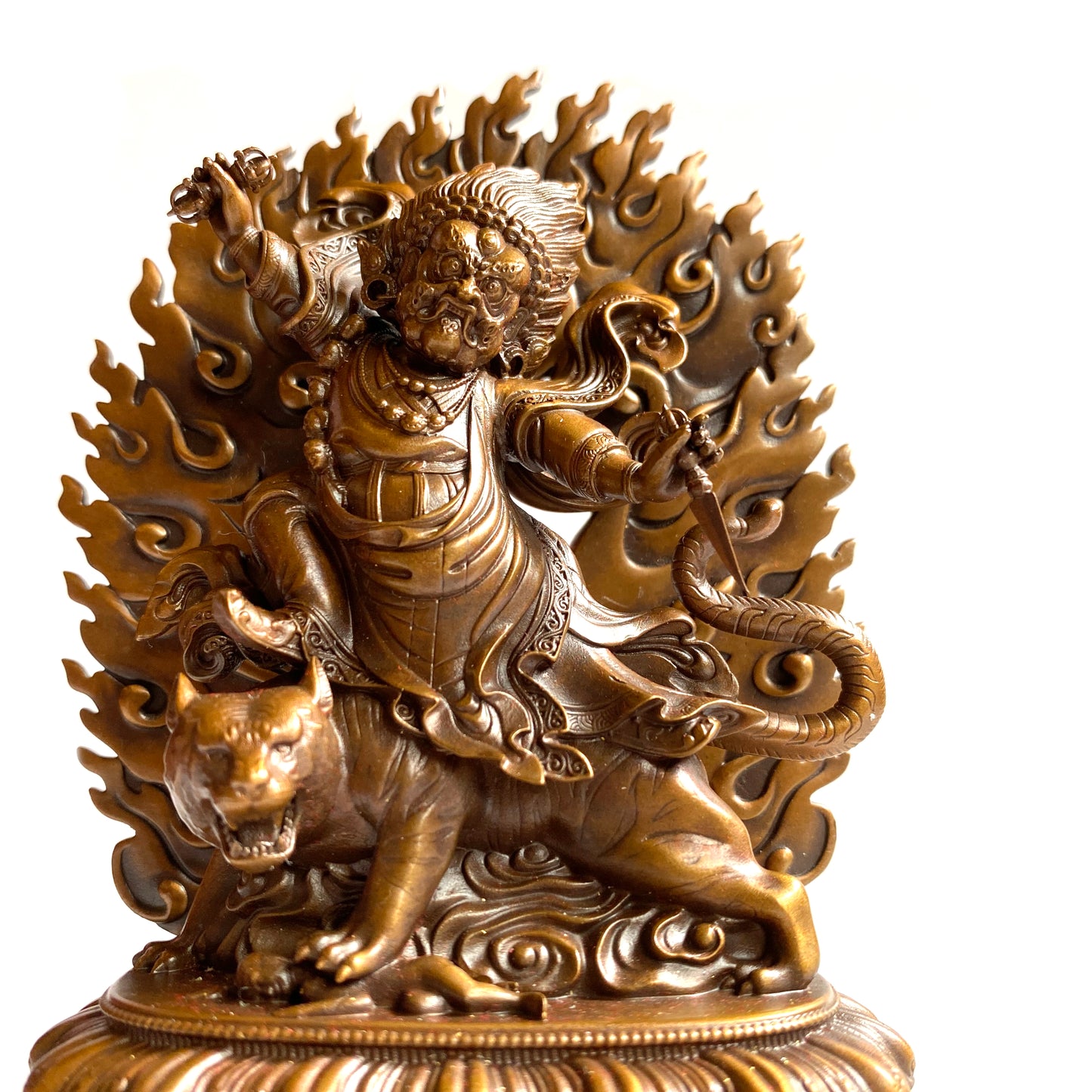 Dorje Drolo Oxidized Copper Statue. Two Colors