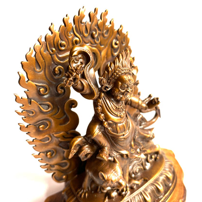 Dorje Drolo Oxidized Copper Statue. Two Colors