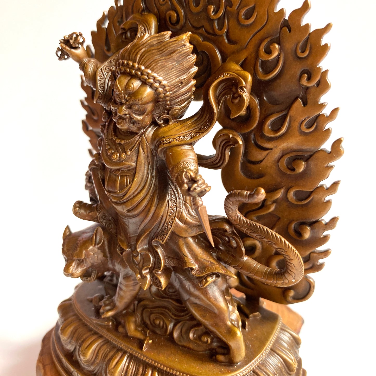 Dorje Drolo Oxidized Copper Statue. Two Colors