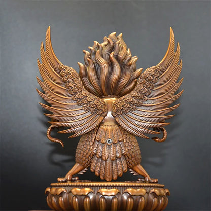 Garuda Oxidized Copper Statue