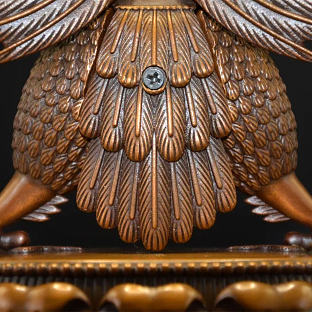 Garuda Oxidized Copper Statue