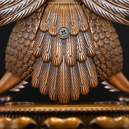 Garuda Oxidized Copper Statue