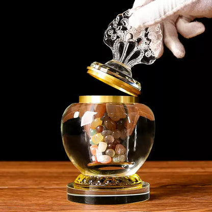 Jarrón del tesoro que cumple los deseos de Naga Jambhala Ksitigarbha