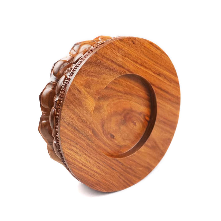 Refined Lotus Rosewood Whole Trunk Round Wood Base