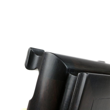 Sophisticated Blackwood Square Wood Base