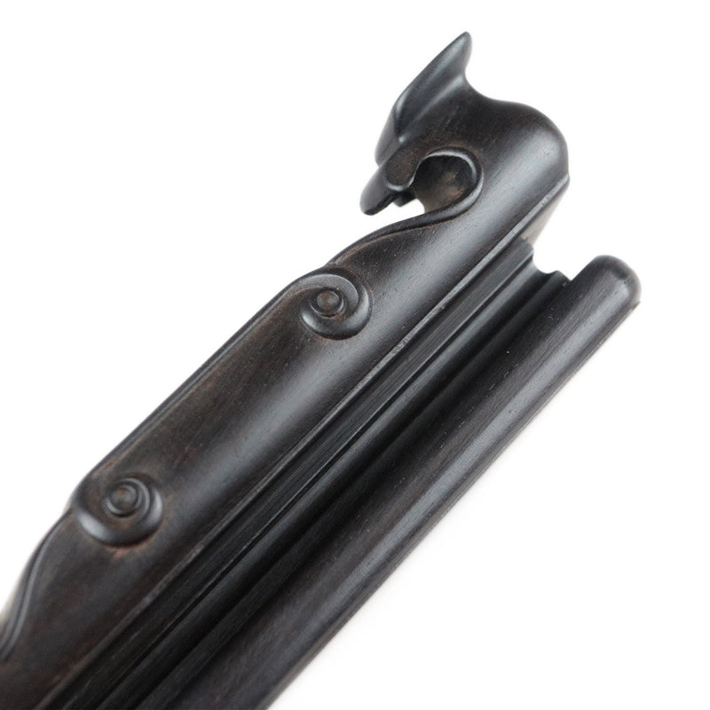 Subtle Blackwood Mahogany Square Wood Base