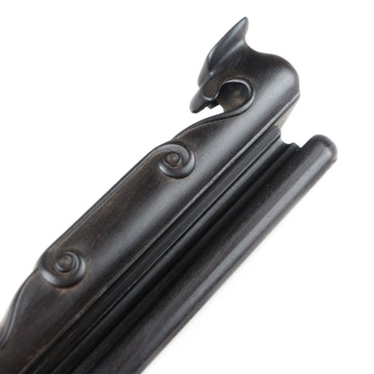 Subtle Blackwood Mahogany Square Wood Base