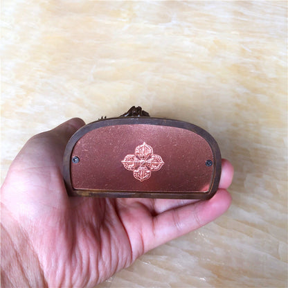 Vajrakilaya Phurpa Oxidized Copper Statue. Two Colors